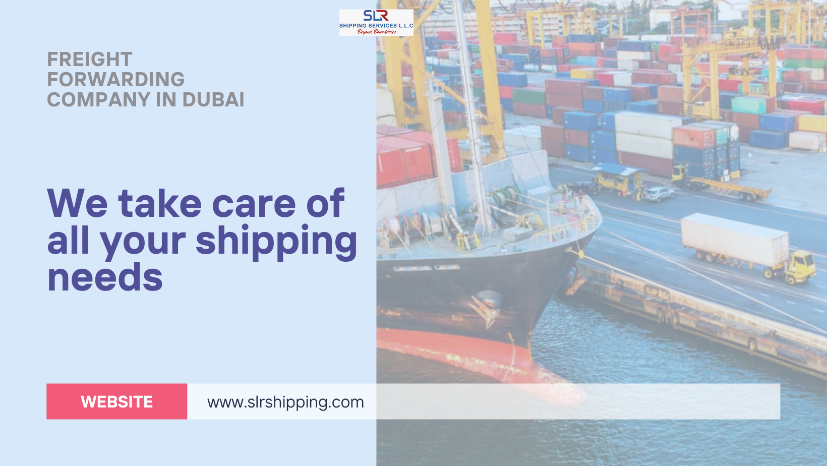 SLR Shipping Services-Best International Freight Forwarder in Dubai