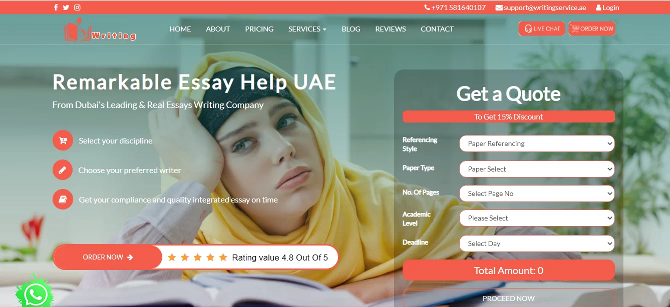 Writing Service Dubai